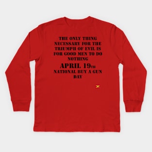 April 19th Kids Long Sleeve T-Shirt